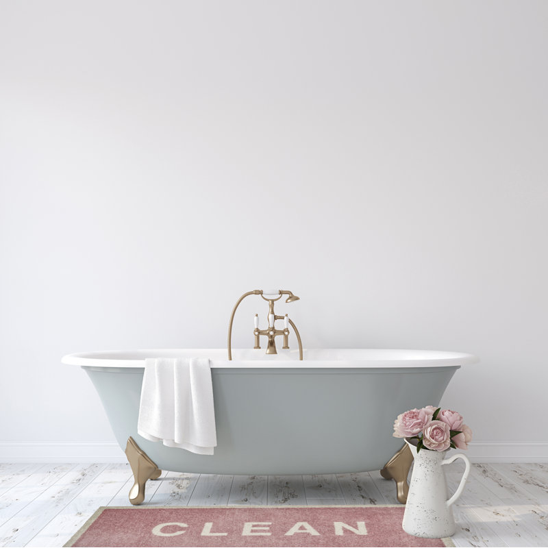 Aretzy Non-Slip Bath Rug, 50cm W x 120cm L