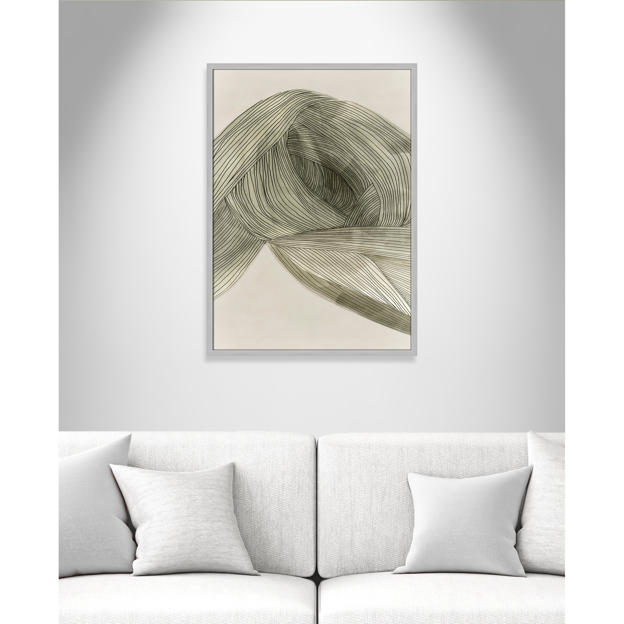 Dreaming In Pastel I, Matte Silver, 35.5" H x 25.5" W x 0.75" D