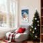 «Christmas Gingerbread House Christmas Night Scene», ensemble de 3 impressions sur toile-1392419024