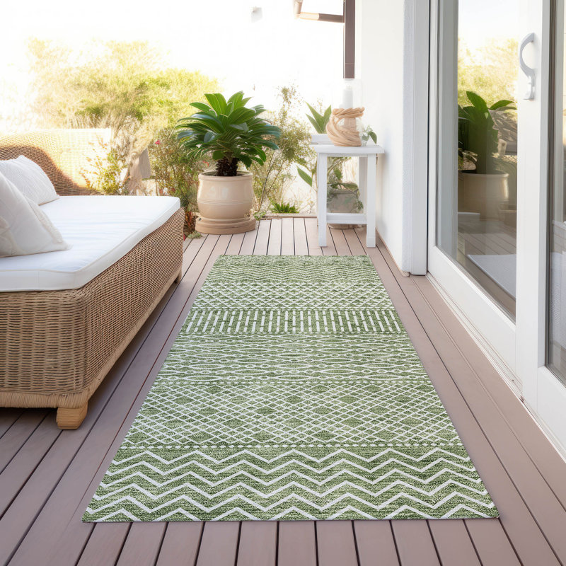 Tisdell Area Rug with Non-Slip Backing, Runner 2'3" x 7'6"