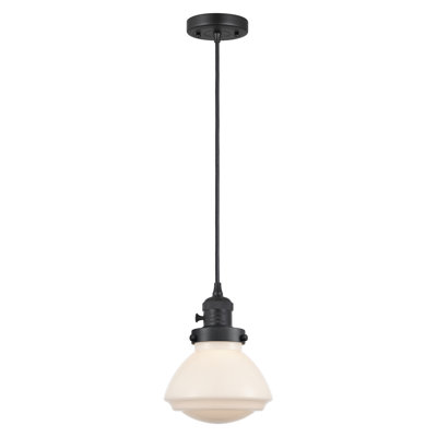 Franklin Restoration - Almarosa - 1 Light 7" Cord Hung Mini Pendant - On-Off Turn Switch - LED Bulb - - Clear Shade
