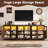 95.3“ LED Farmhouse TV Stand For Tvs Up To 85" With Power Outlets And Adjustable Shelves-163533591-148976056