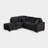 Cassan Upholstered L-Shaped Sectional Left Hand Facing-586558134