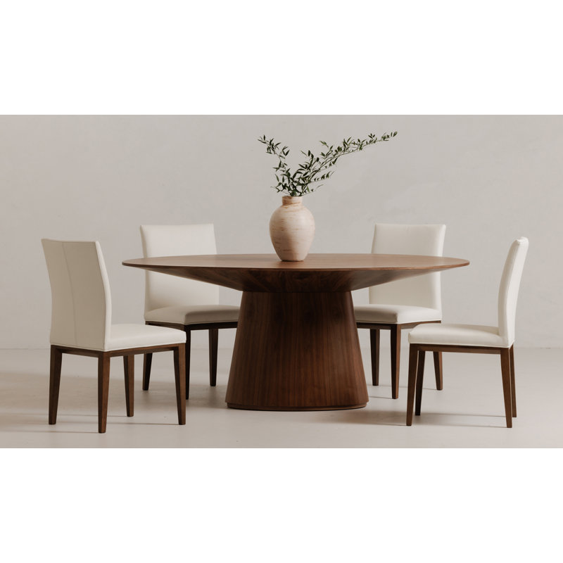 Otago Dining Table, Walnut, 29.5" H x 47" W x 47" L
