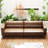 Tikira 86.61 in Large Double Seat Glossy Oil Wax Leather Sofa, Suitable For Living Room, Office, Brown