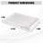 Pure White Marble Vanity Tray – 12x8 Inch Rectangular Organizer
