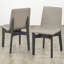 Chaise d'appoint Parisi en gris clair-1378219520