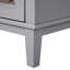 Meuble-lavabo moderne avec lavabo, portes à fermeture douce, 4 tiroirs de rangement, conception élégante pour les petites salles de bain-371865789