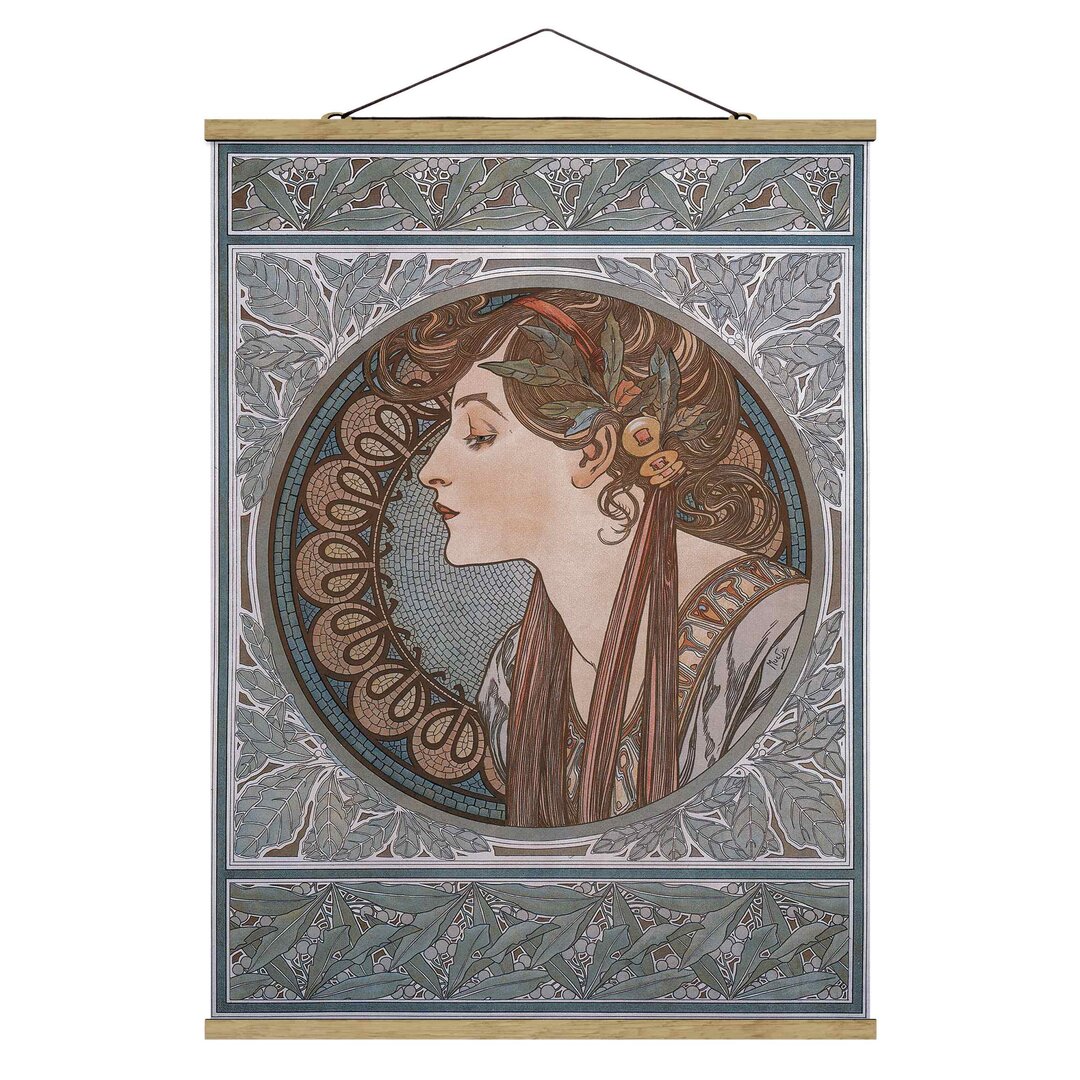 Grafikdruck Helena von Alfons Mucha