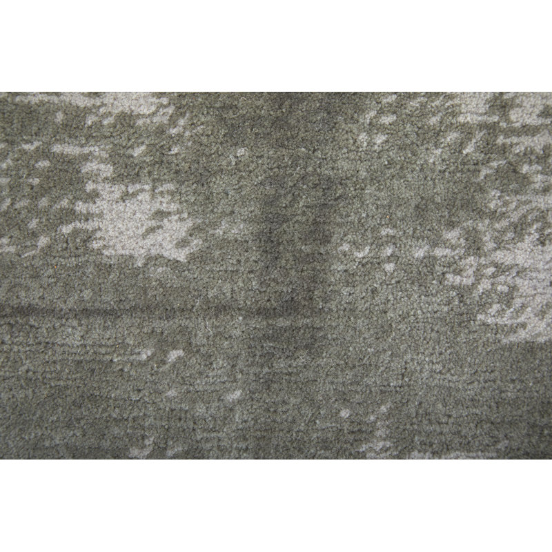 Livingston Modern Abstract Green Area Rug, Rectangle 2' x 3'