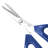 JOYCE CHEN® 6.3-In. Original Unlimited Ambidextrous Kitchen Scissors With Ergonomic Blue Handles-60150931