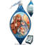 Holiday 3.5'' Handmade Glass Hanging Figurine Ornament-166268446