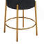 24 po de hauteur, tabourets de bar ronds, ensemble de 2 - Tabourets de salle à manger rembourrés contemporains pour cuisines, cafés et bars - comprend des pieds de support robustes-1618676063-1618676056-1618676057