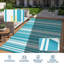 Tapis de paille imperméable en plastique réversible pour l'extérieur-2053125020