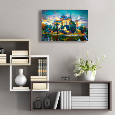 'Slovac Republic Slovakia Bojnice Castle'  by Pedro Gavidia Acrylic Glass Wall Art, 24" x 16"