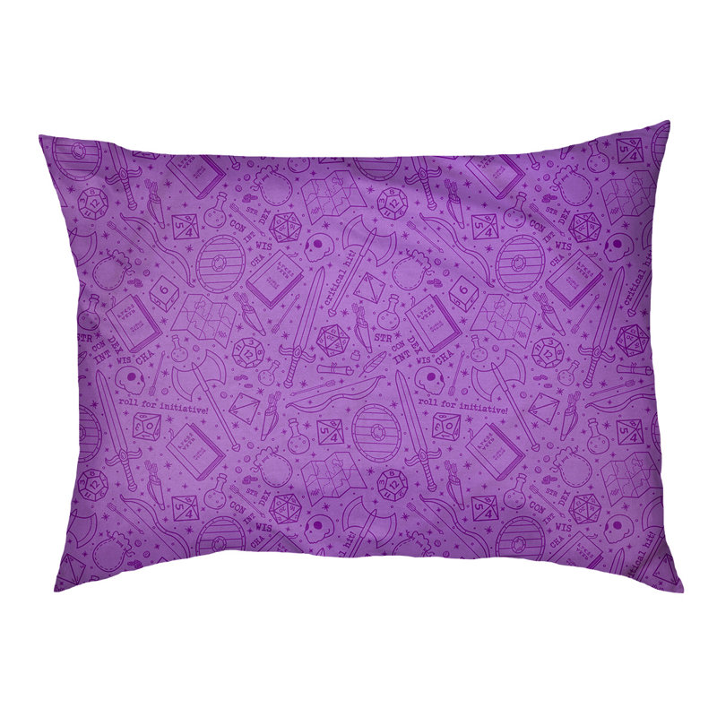 Coussin Byrge, Mauve, Grand (l 42,5 po x P 32,5 po x H 14 po)