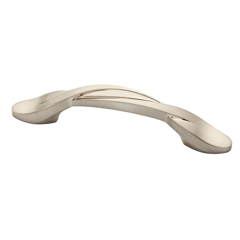 Twisted 3" Center Arch Pull Multipack, Satin Nickel