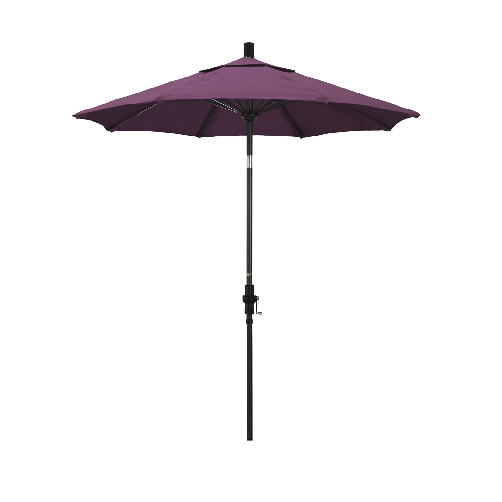 Brent 90'' Sunbrella® Outdoor Umbrella, Iris Sunbrella®, Black 