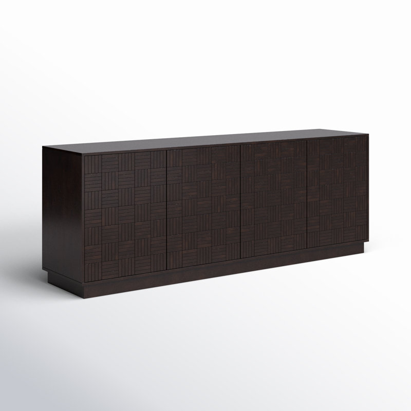 Albis 81'' Dark Brown Mango Wood Sideboard