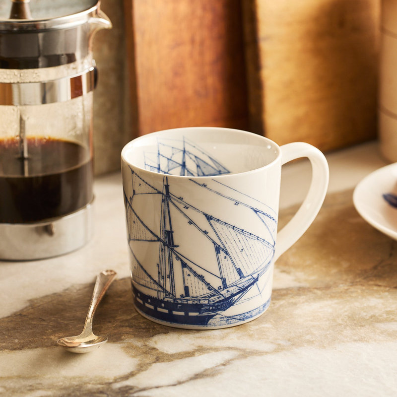 Rigging Handmade Porcelain Coffee Mug
