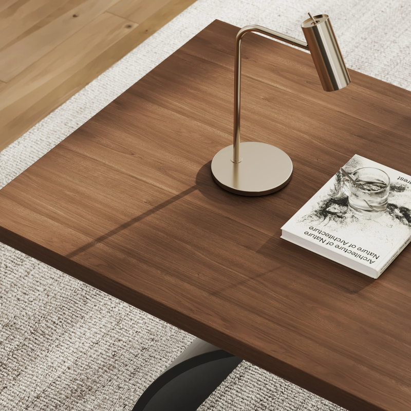 70.9-Inch Executive Desk,Writing Desk with Metal Base, Modern Simple Workstations Writing Table Conference Table for Home Office