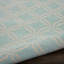Tapis géométrique turquoise / turquoise Garnier-363202371