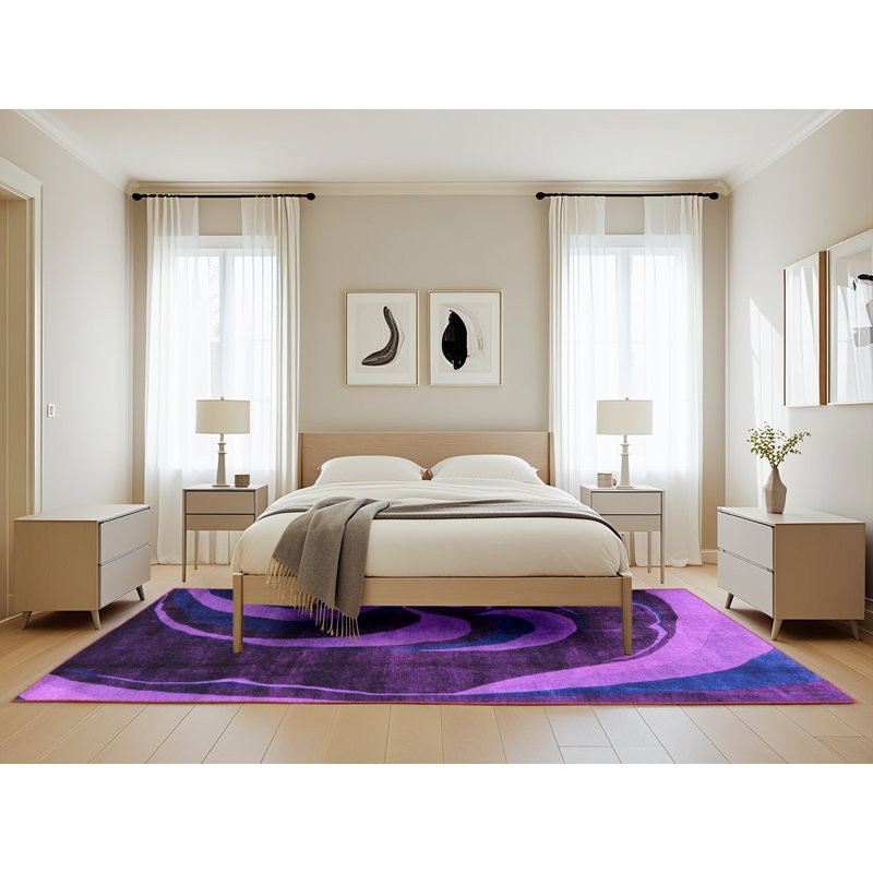 Abstract Indoor Rug, Rectangle 5' x 8'