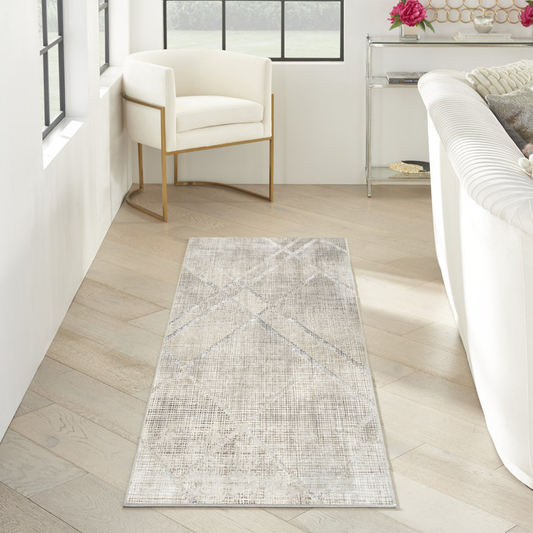 Tapis gris abstrait Dore