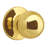 Ball Polished Brass Dummy Door Knob-7224949