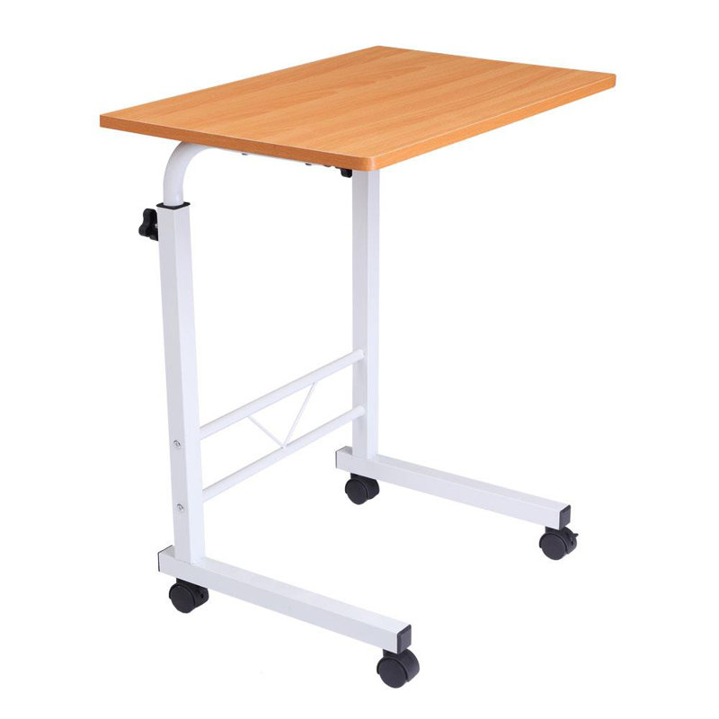 Laptop Cart with Wheels, Brown, 86.36cm H x 81.28cm W x 40.64cm D