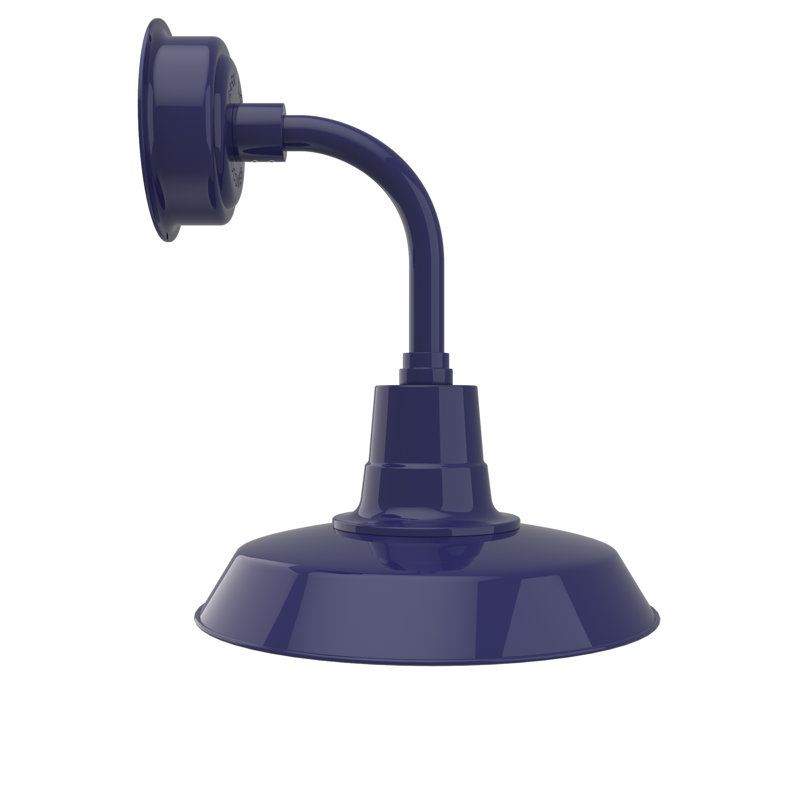 Paulina LED Barn Light, 25.25" H x 14" W x 17.78" D, Cobalt Blue