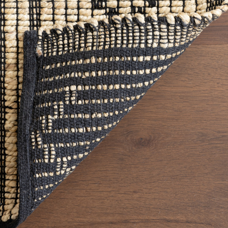 Aubriella Striped Jute Area Rug, Rectangle 8' x 10'