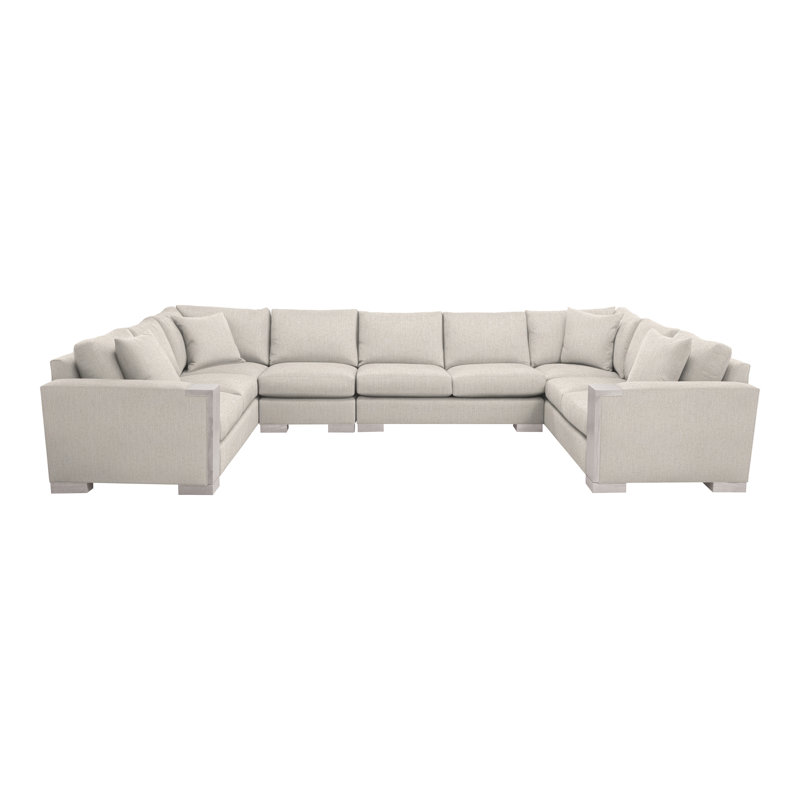 Abingdon By Michael Weiss Upholstered Sectional Symmetrical, Instant Parchment, Dove Gray