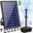 8W Solar Fountain Pump With Battery Backup