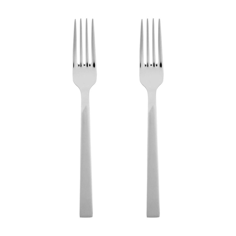 Fourchettes de table de 7,8 pouces, 2 fourchettes de table robustes pour la cuisine de restaurant - vaisselle en acier inoxydable 18/10, lavables, fourchettes à manger robustes, fourchettes à apéritif, pour les maisons ou les restaurants