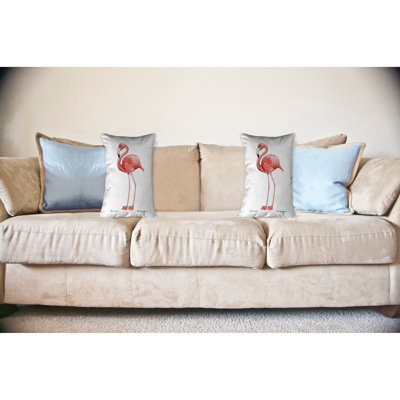 Outdoor Reversible Throw Pillow