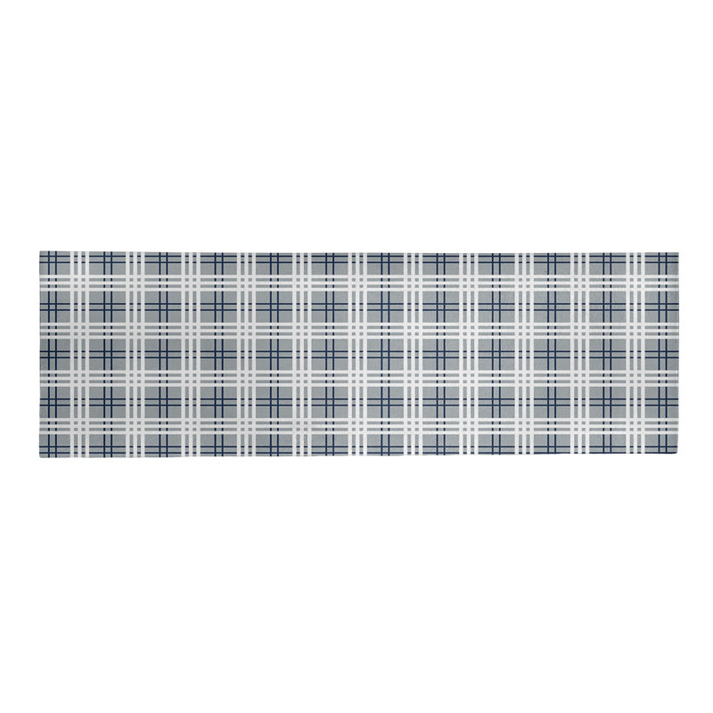 Tapis à carreaux gris, Tapis de couloir 2 pi 6 po x 8 pi