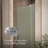 Revelpivot Shower Door, 70-In H X 31-1/8 - 36-In W, With 1/4-In Thick Frosted Glass