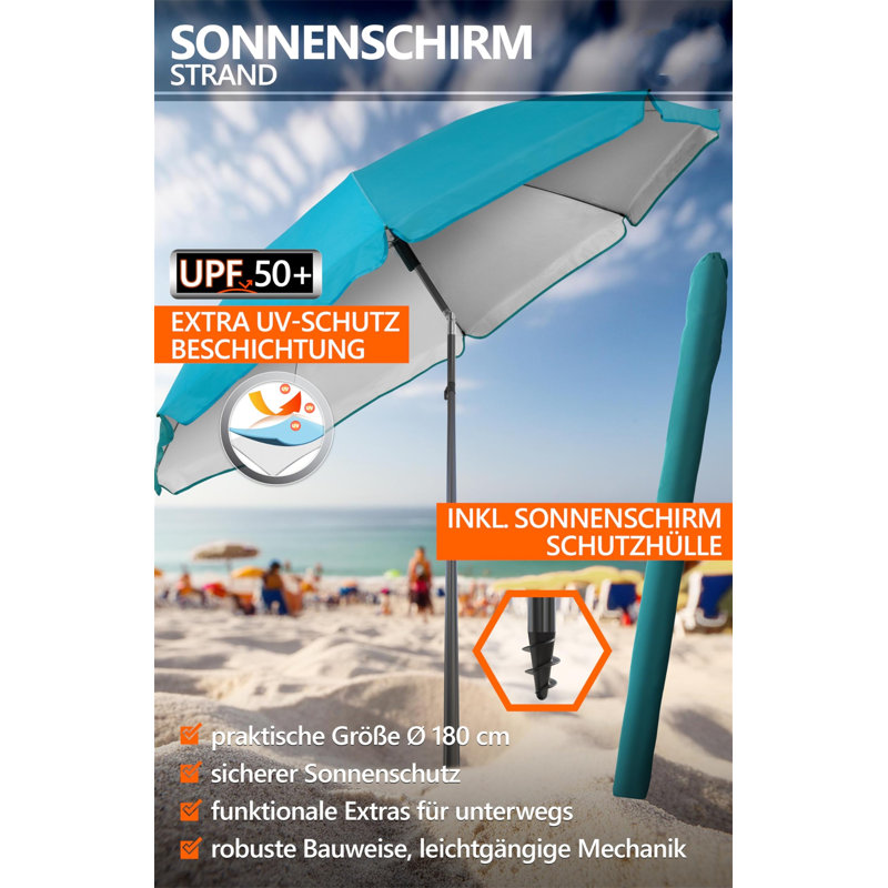 Calai 180cm Beach Parasol