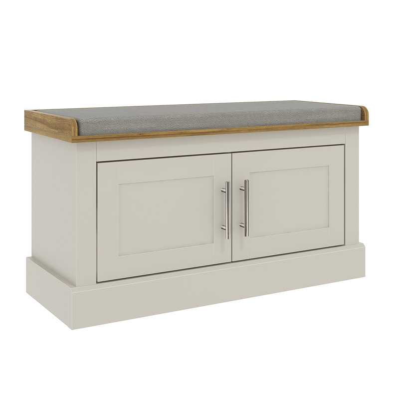 Sufy Annakay Shoe Storage Bench, Light Grey