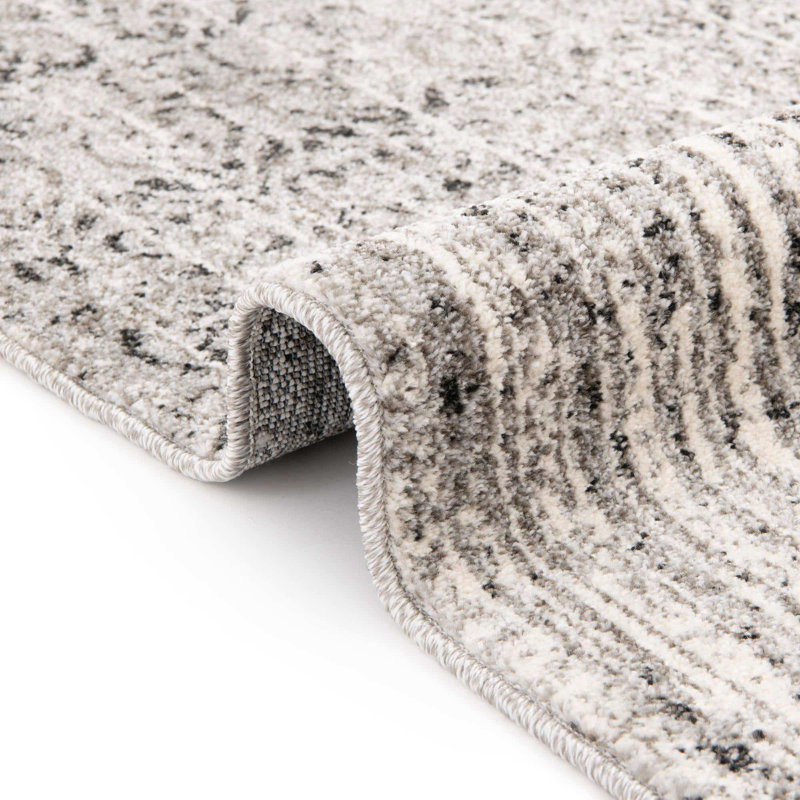 Emeraude Geometric Indoor Rug, Round 4'