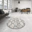 Tapis zone gris clair contemporaine-607205909