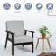 Fauteuil en lin l 23 po Janyce-795444100
