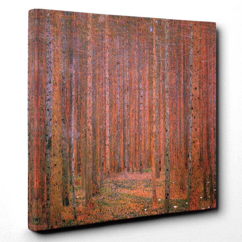Gustav Klimt - Wrapped Canvas Painting, 76cm H x 76cm W