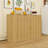 Wooden Sideboard with Storage Shelves and Drawers-190218170