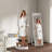 360° Rotating Multifunctional Full Length Mirror With Hook Storage, Solid Wood Floor Mirror For Bedrooms And Living Rooms-288495528