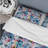 Blue Prismatic Digital Dreams Embrace Geometric Shapes Duvet Cover-1690785692