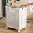 Plastic Rolling Laundry Hamper with Handles