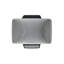 13 gallons Marchepied rectangulaire en acier inoxydable