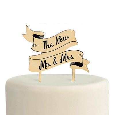 Wood Cake Topper